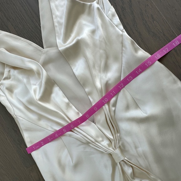 Reformation Margot Wedding Dress Gown Silk Satin Ivory Mermaid Train With Tags 6 - Picture 13 of 14